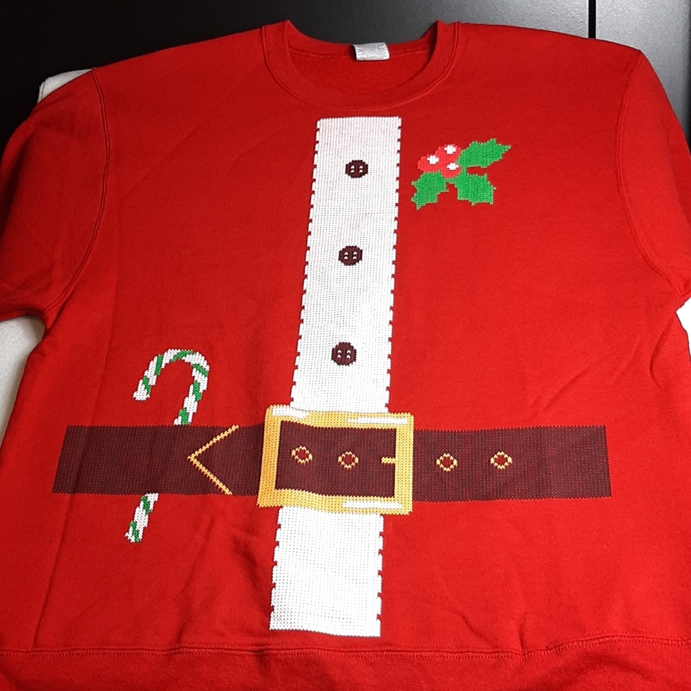 🎈Mens   santa Christmas/ ugly sweater size L🎈